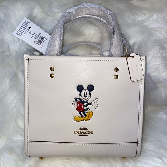 Coach Mickey leather purse and keychain set New - Picture 6 of 16